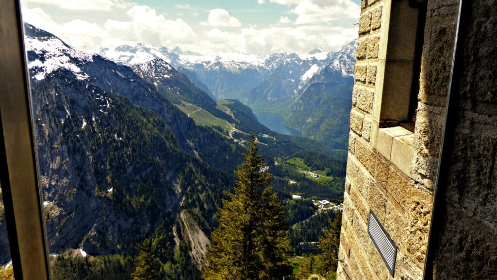 Blick vom Kehlsteinhaus in Richtung Königssee